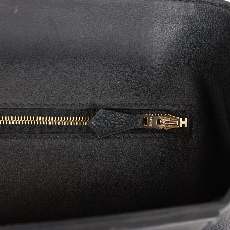 Hermes 24/24 Bag 29 Black Togo and Swift Gold Hardware - Image 8