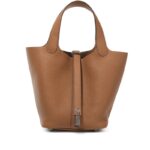 Hermes Biscuit Clemence Picotin Lock 18 Palladium Hardware