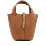 Hermes Gold Clemence Picotin Lock 18 Gold Hardware