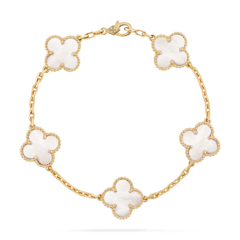 Vintage Alhambra bracelet, 5 motifs