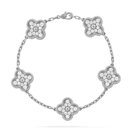 Vintage Alhambra bracelet, 5 motifs