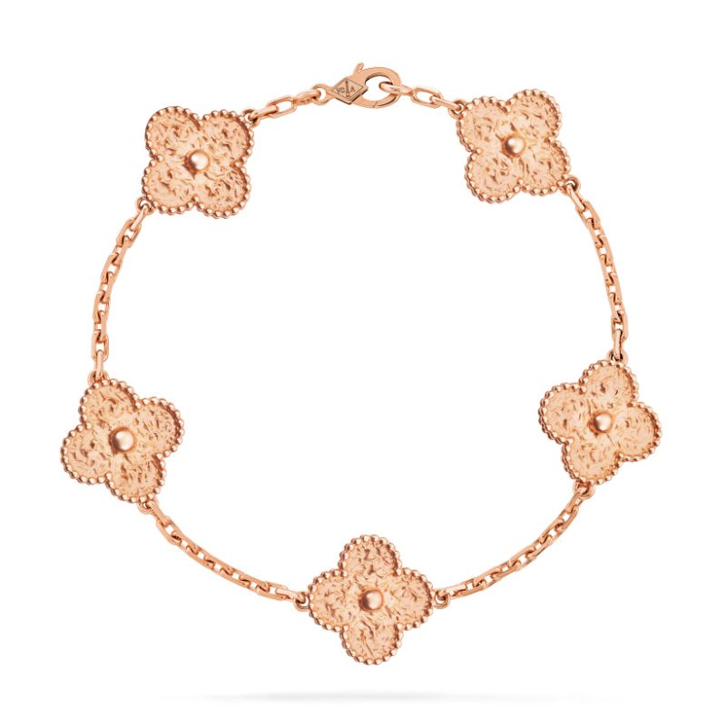 Vintage Alhambra bracelet, 5 motifs