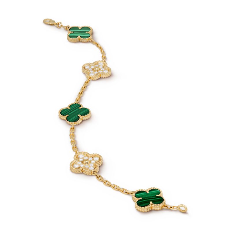 Vintage Alhambra bracelet, 5 motifs - Image 2