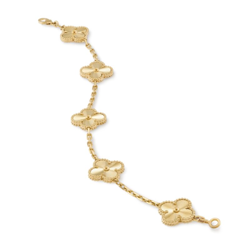 Vintage Alhambra bracelet, 5 motifs - Image 2