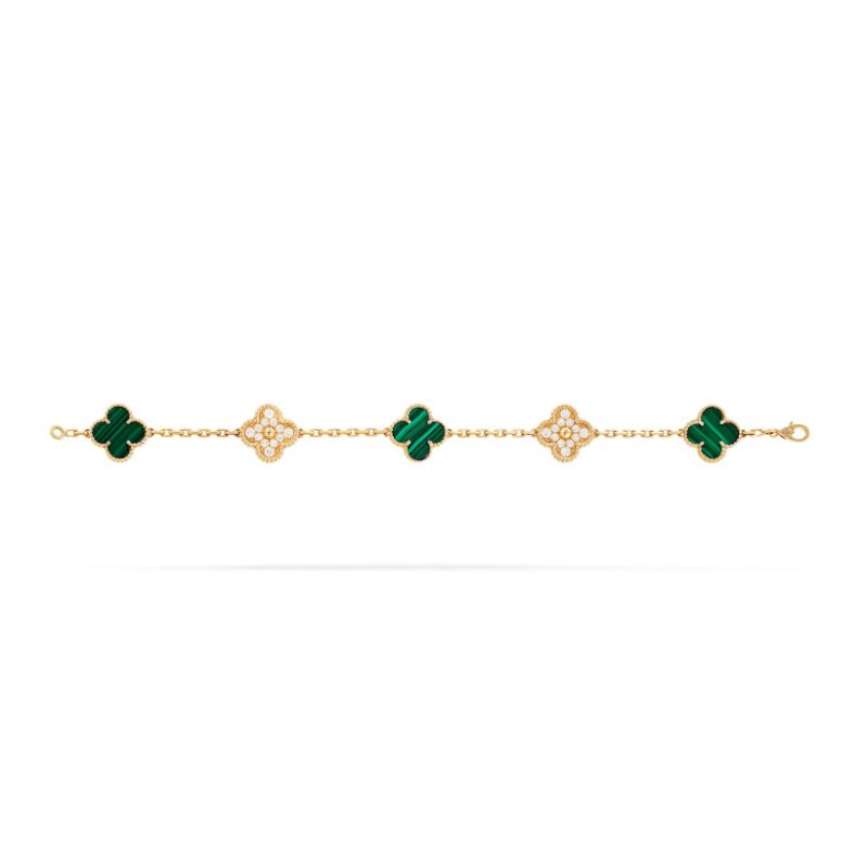 Vintage Alhambra bracelet, 5 motifs - Image 3