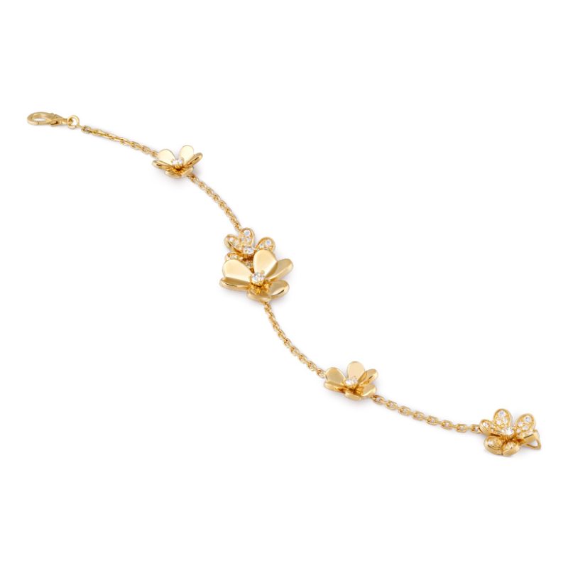 Frivole bracelet, 5 flowers - Image 2
