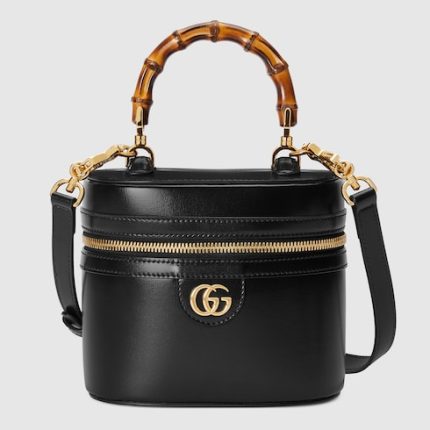 Mini bamboo shoulder bag