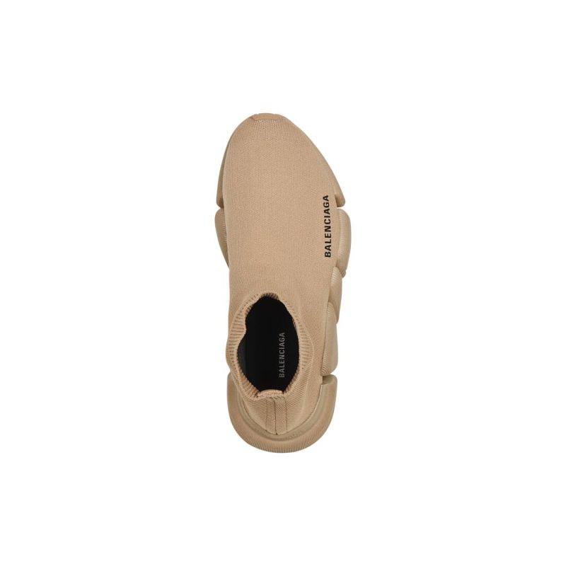 Womens Speed 2.0 Recycled Knit Sneaker in Beige - Image 5