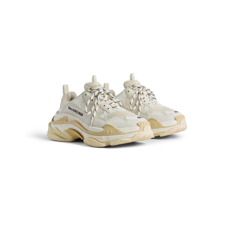 Womens Triple S Sneaker in White - Image 2