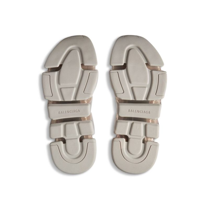 Womens Speed 2.0 Full Clear Sole Recycled Knit Sneaker  in Light Beige - Image 8