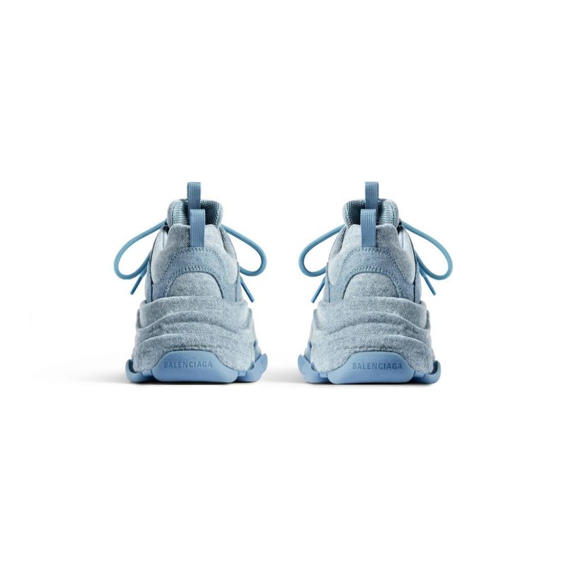 Womens Triple S Sneaker Denim  in Blue - Image 5