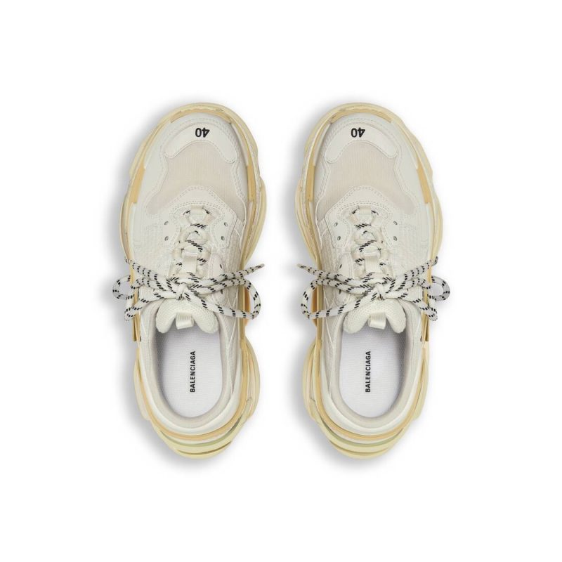 Womens Triple S Mule in White - Image 7