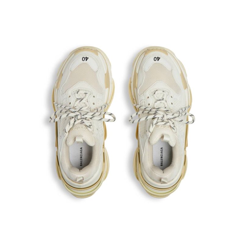 Womens Triple S Sneaker in White - Image 7