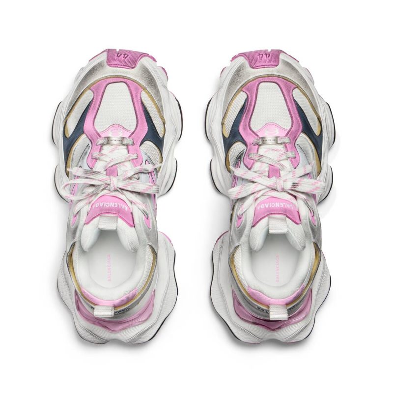 Womens Cargo Sneaker  in Grey/white/pink - Image 7