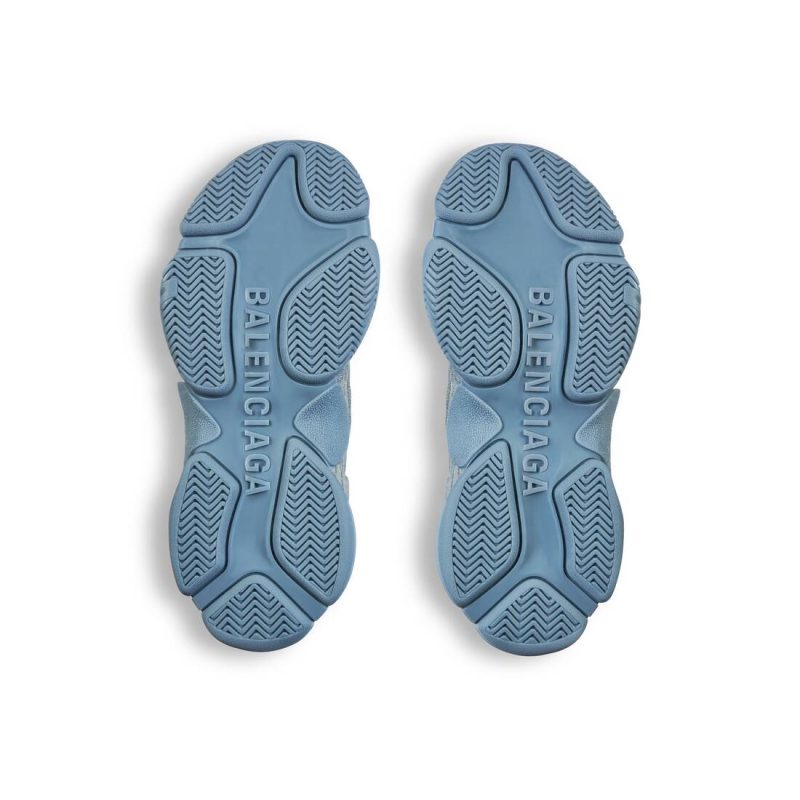Womens Triple S Sneaker Denim  in Blue - Image 7