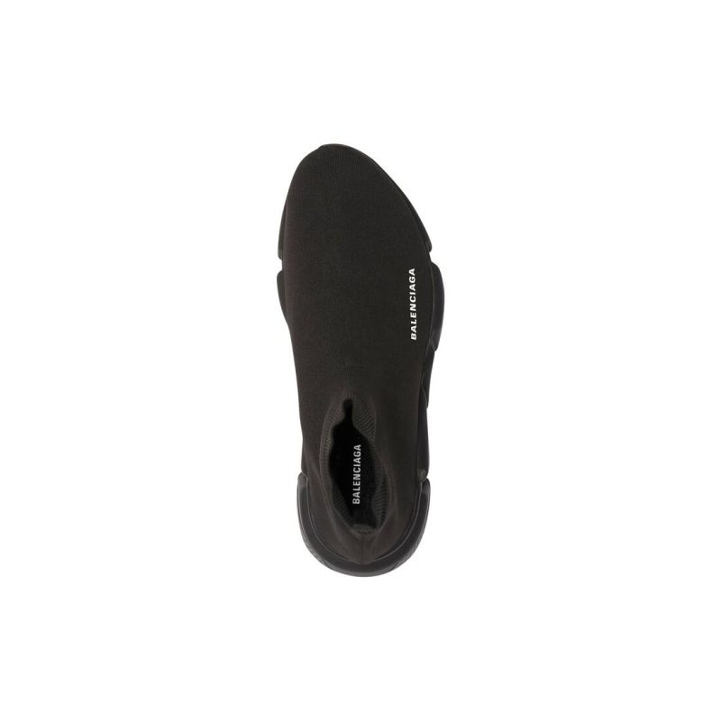 Womens Speed Recycled Knit Sneaker in Black - Image 5
