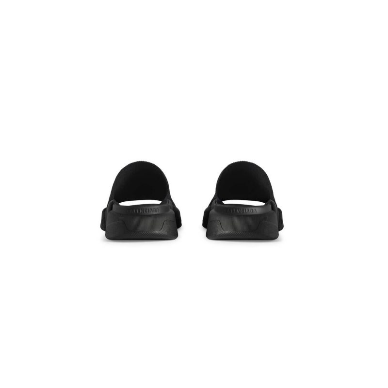 Womens Speed 2.0 Recycled Knit Slide Sandal in Black - Image 5