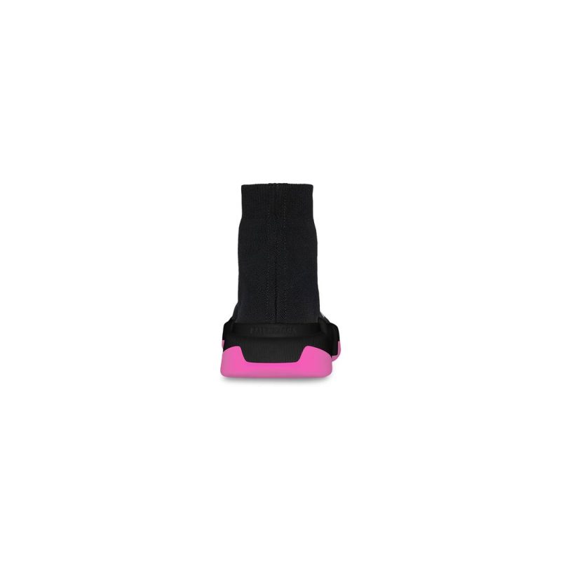Womens Speed 2.0 Clear Sole Recycled Knit Sneaker  in Black - Image 4