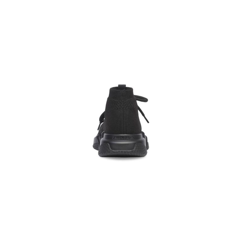 Womens Speed Lace-up Sneaker in Black - Image 4