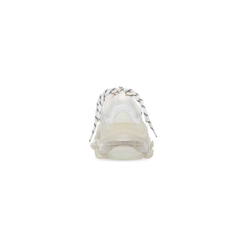 Womens Triple S Clear Sole Sneaker  in White - Image 4