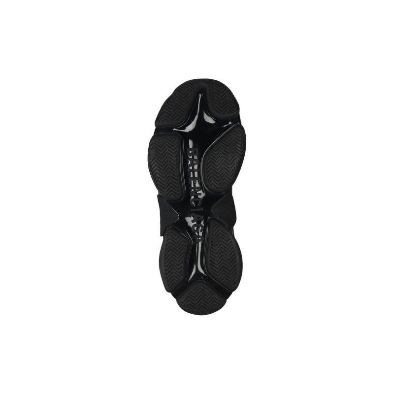 Womens Triple S Sneaker Allover Logo in Black - Image 6