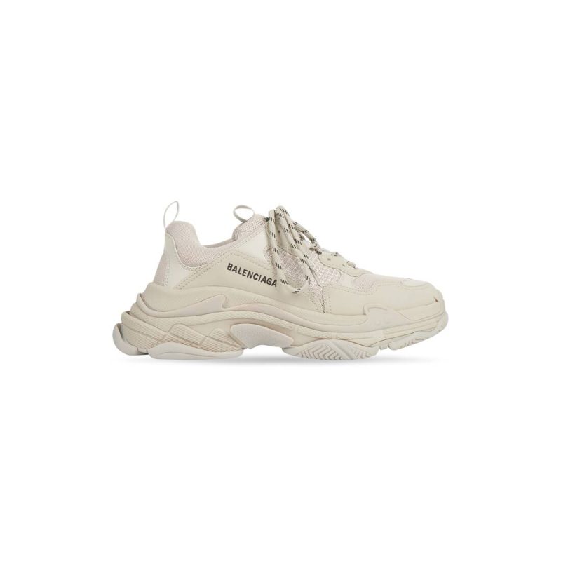 Mens Triple S Sneaker in Beige