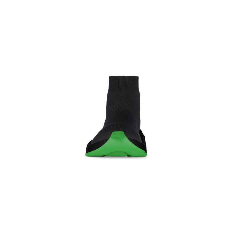 Mens Speed 2.0 Clear Sole Recycled Knit Sneaker  in Black - Image 3