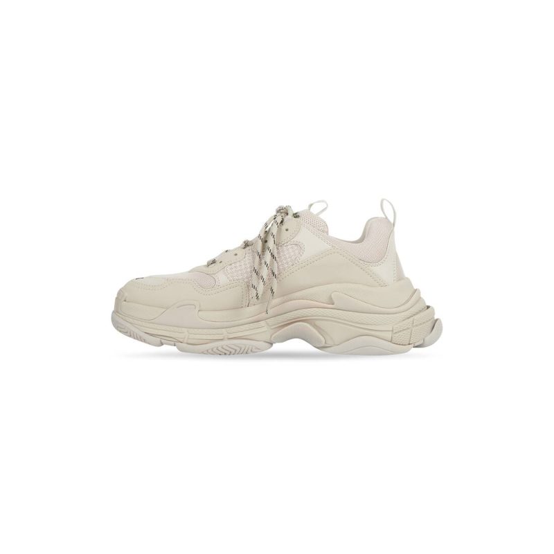 Mens Triple S Sneaker in Beige - Image 4