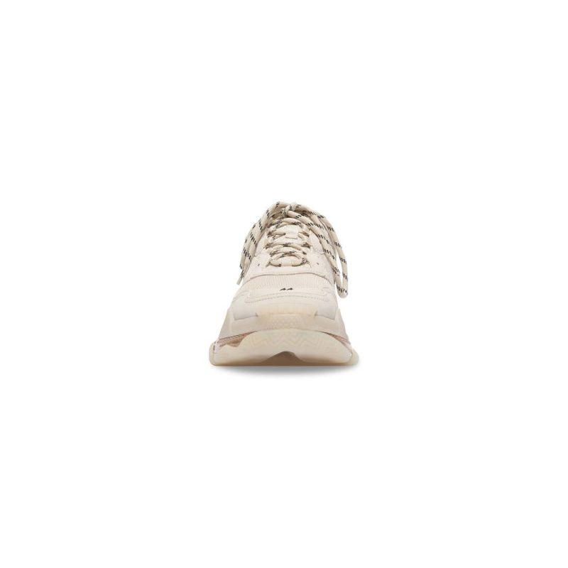 Mens Triple S Clear Sole Sneaker  in White - Image 3