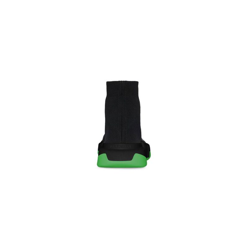 Mens Speed 2.0 Clear Sole Recycled Knit Sneaker  in Black - Image 4