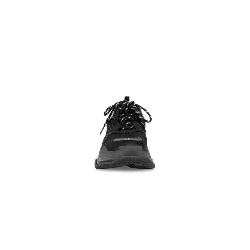 Mens Triple S Clear Sole Sneaker  in Black - Image 3
