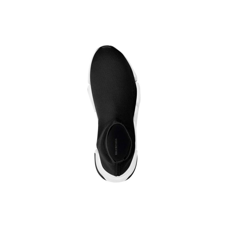 Mens Speed 2.0 Recycled Knit Sneaker in Black/white - Image 5