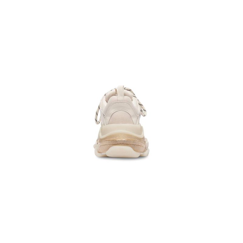 Mens Triple S Clear Sole Sneaker  in White - Image 5