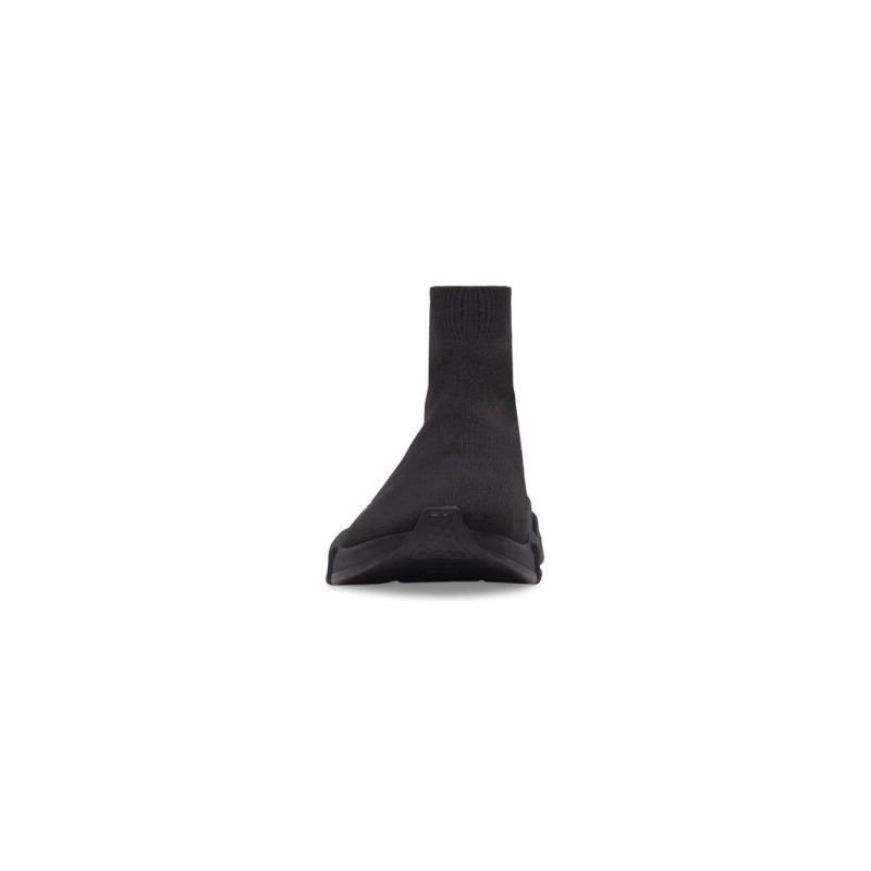 Mens Speed Recycled Knit Sneaker in Black - Image 3