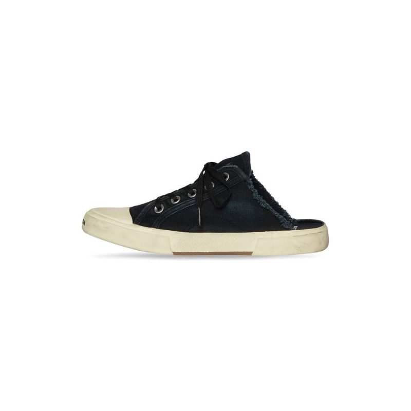 Mens Paris Mule in Black - Image 5
