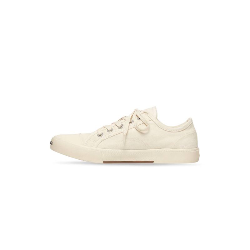 Mens Paris Low Top Sneaker  in White - Image 5