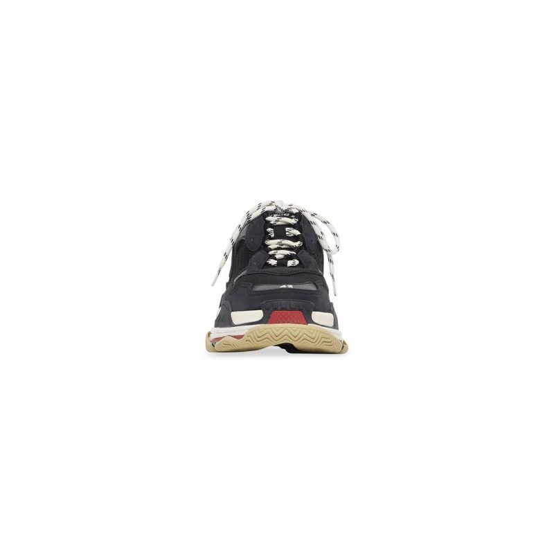 Mens Triple S Sneaker in Black - Image 3