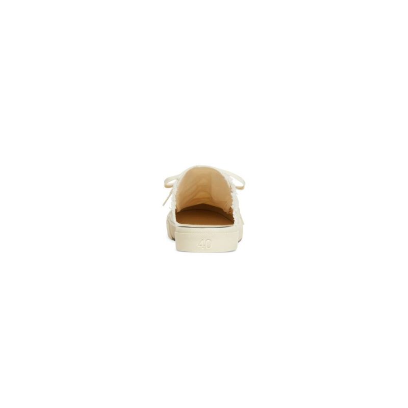 Mens Paris Mule in White - Image 6