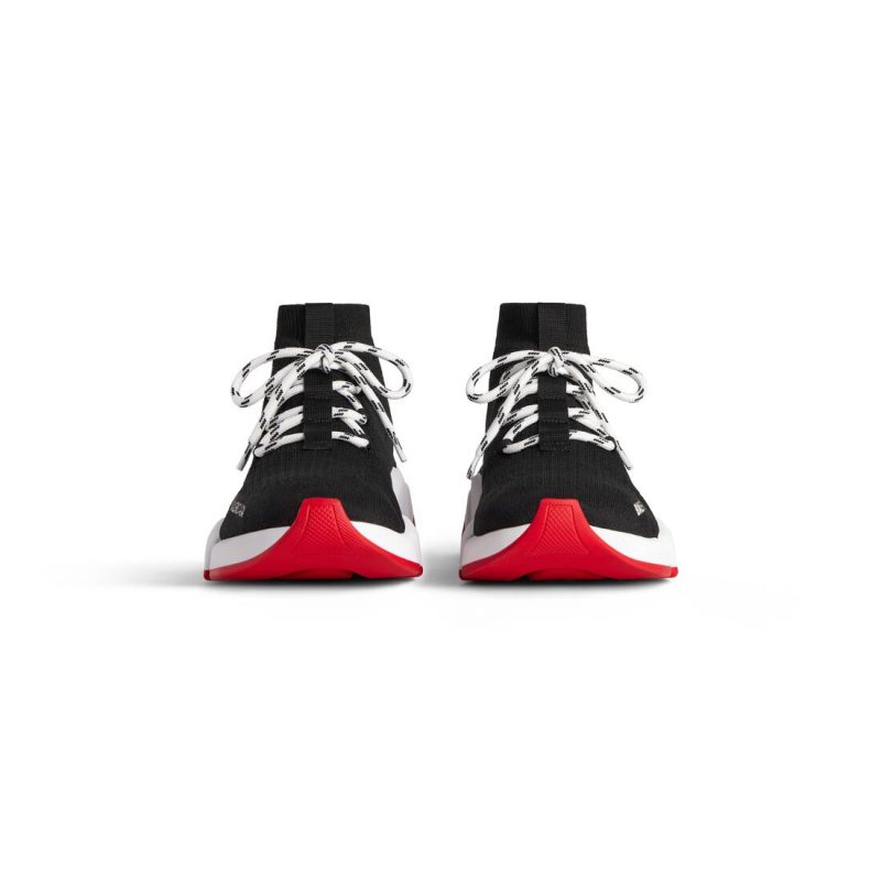 Mens Speed 2.0 Lace-up Recycled Knit Sneaker in Black - Image 4