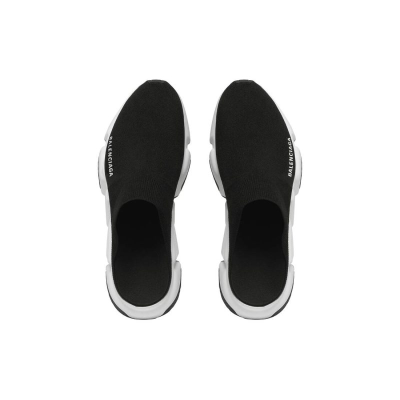 Mens Speed Recycled Knit Mule  in Black - Image 5