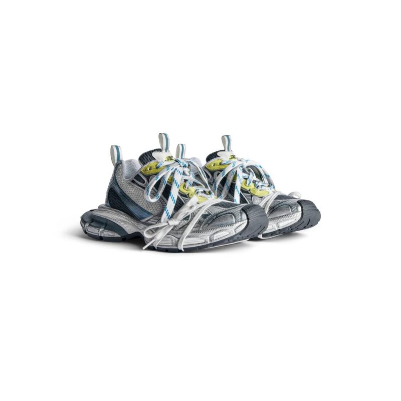 Mens 3xl Sneaker  in White/blue/yellow - Image 2