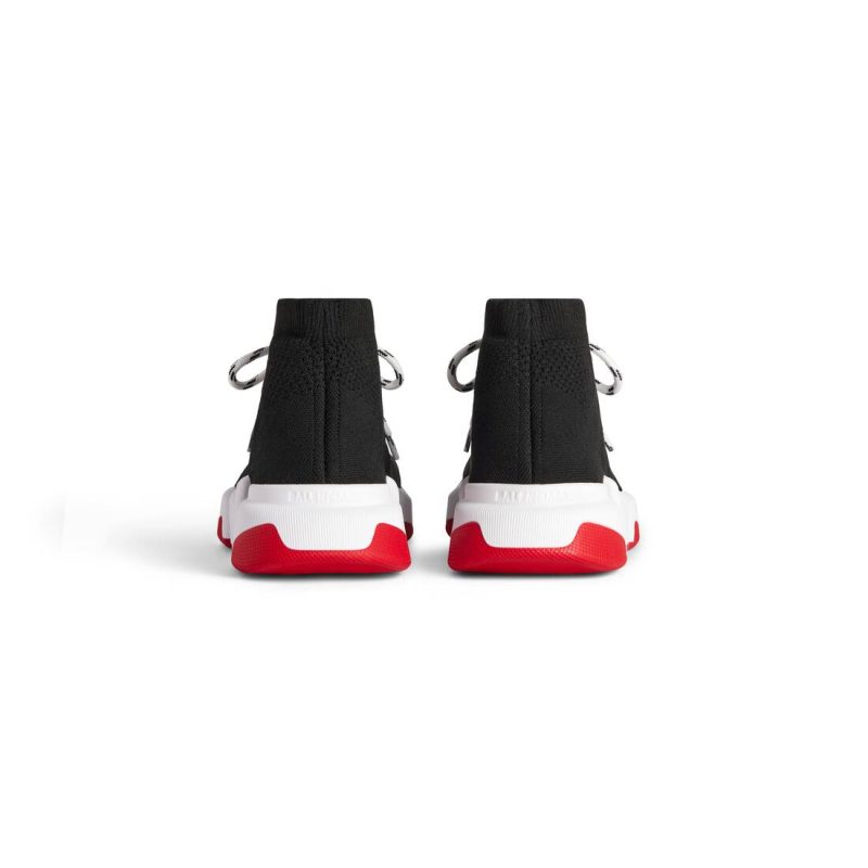 Mens Speed 2.0 Lace-up Recycled Knit Sneaker in Black - Image 6