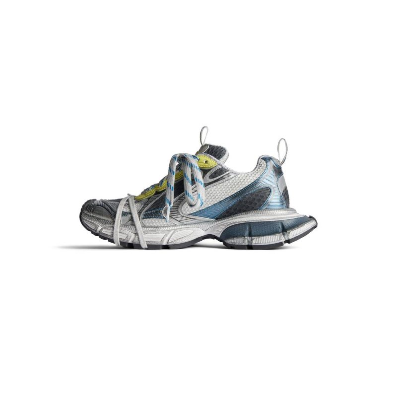 Mens 3xl Sneaker  in White/blue/yellow - Image 5