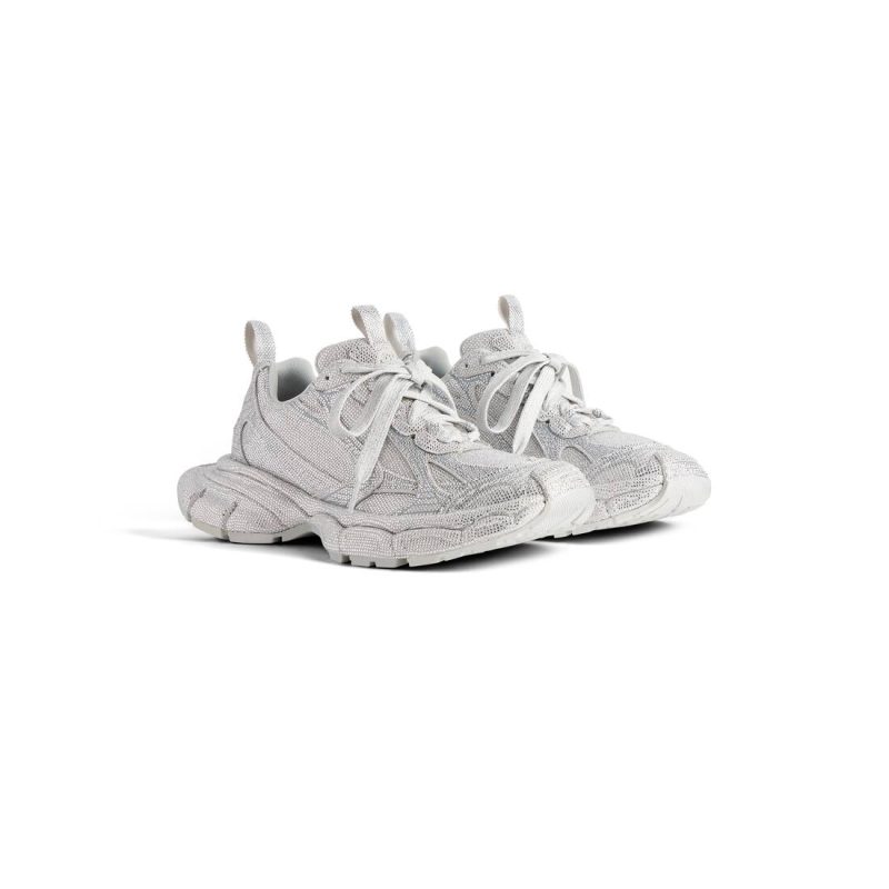 Womens 3xl Sneaker With Rhinestones  in Light Grey - Image 2