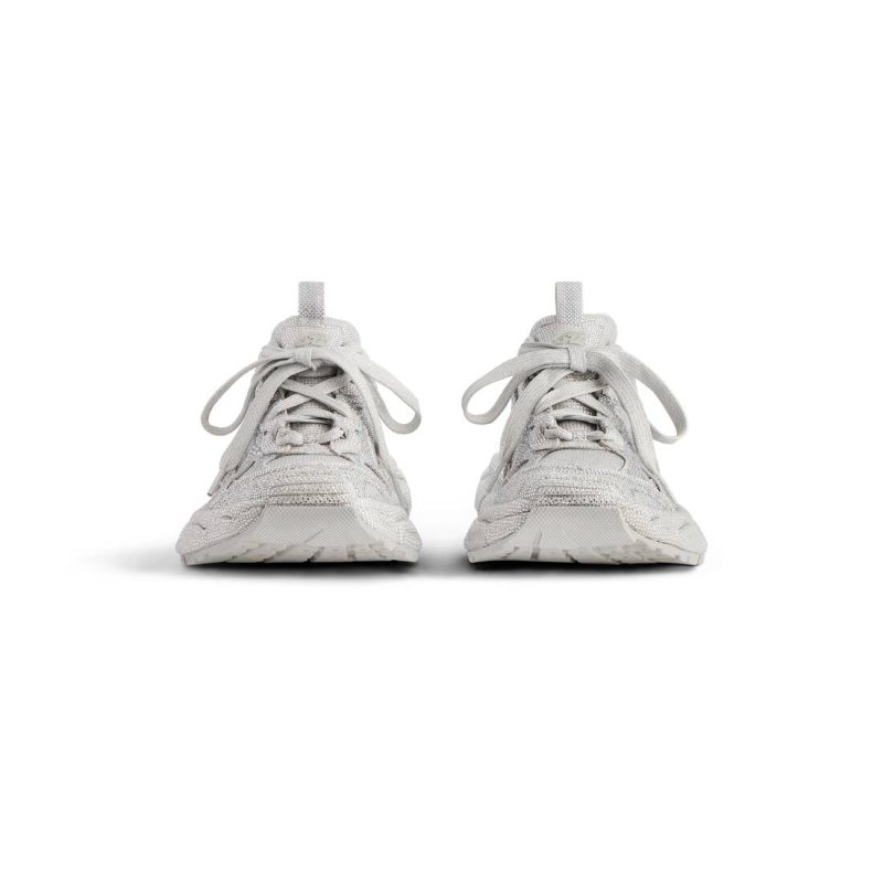Womens 3xl Sneaker With Rhinestones  in Light Grey - Image 4