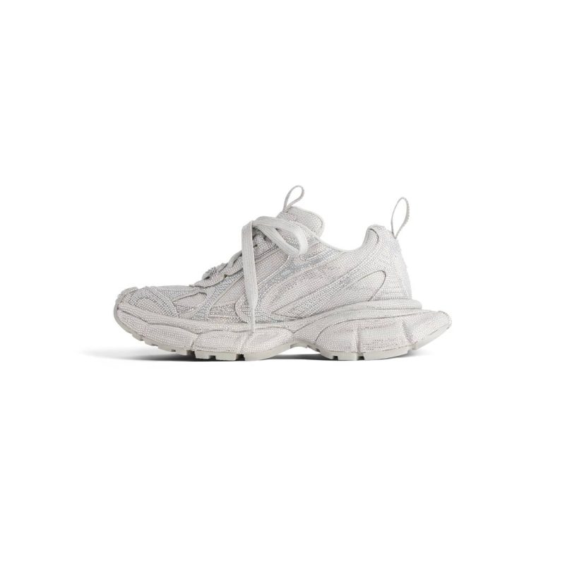 Womens 3xl Sneaker With Rhinestones  in Light Grey - Image 5