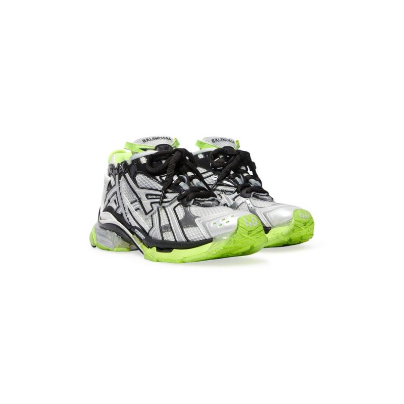Mens Runner Sneaker  in White - Image 2