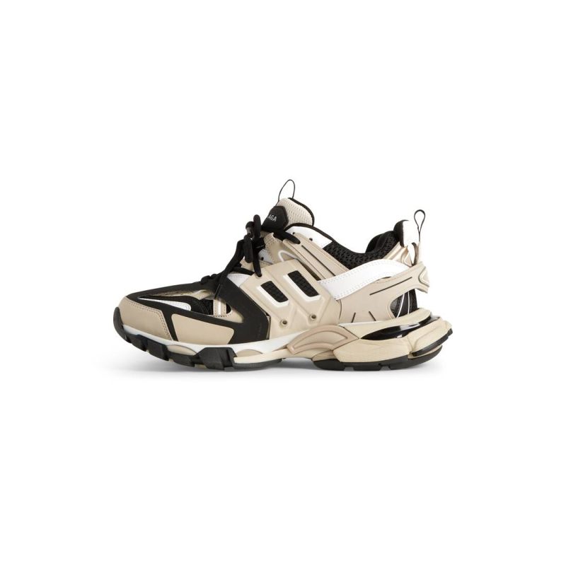 Mens Track Sneaker  in Beige/black - Image 5