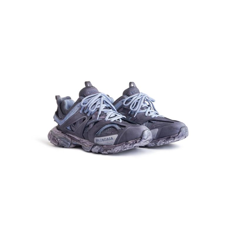 Mens Track Sneaker  in Faded Blue - Image 2