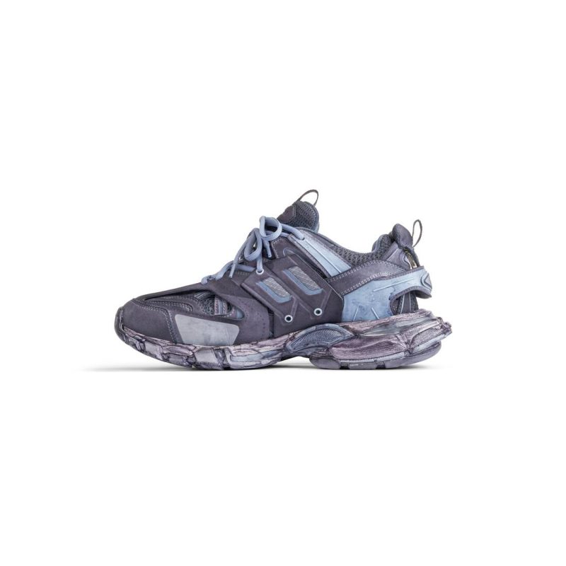 Mens Track Sneaker  in Faded Blue - Image 5